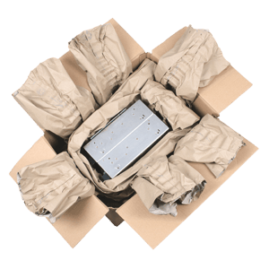 Papierpolster in Umkarton 