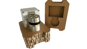 Verpackung aus Wabenpappe für Störlichtbogenlöschgerät